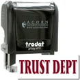 thumbnail image 1 of Self-Inking Trust Dept Stamp, Trodat Printy 4911, Press and Print Stamping, Impression Size 5/8" x 1-1/2", Up to 10,000 Impressions - Burgundy Ink, 1 of 10