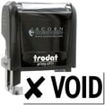 thumbnail image 1 of Self-Inking Void with X Stamp, Trodat Printy 4911, Press and Print Stamping, Impression Size 5/8" x 1-1/2", Up to 10,000 Impressions - Black Ink, 1 of 10