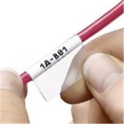 Self-Laminating Vinyl Wire & Cable Label - Clear & White