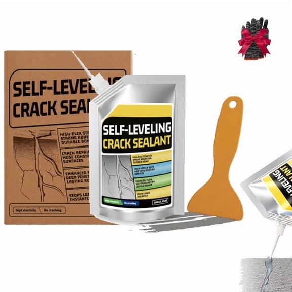 Self Leveling Concrete Crack Filler, 100G 3 PC Driveway Crack Repair Sealant
