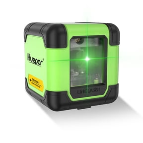 Self-Leveling Laser Level, 98Ft Green Beam Cross Line Laser Level Tools for Picture Hanging and DIY Application with AA Battery