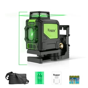 Self-Leveling Laser Level, Green Beam Cross Line Laser Level Tool with Pulse Mode, 360 Magnetic Pivoting Base and Laser Target Plate