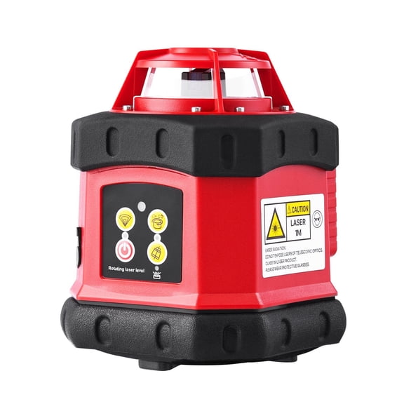 Self-Leveling Laser Level Kit with Tripod, 984ft Range, 360-Degree Red Beam, Remote Control, IP54 Waterproof for Construction and Alignment