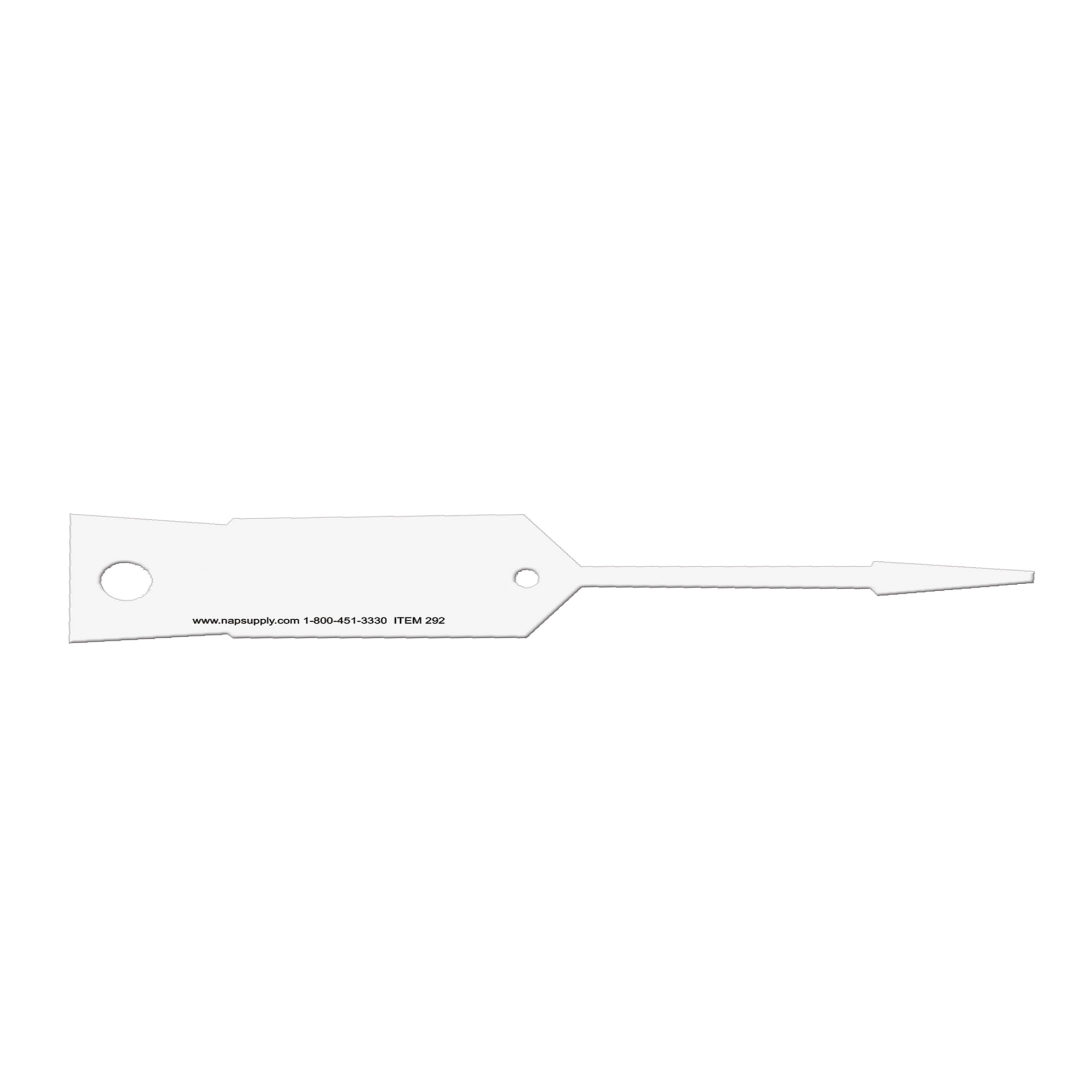 Self-Locking Arrow I.D. Tags - 5 Packs of 1000 (White)