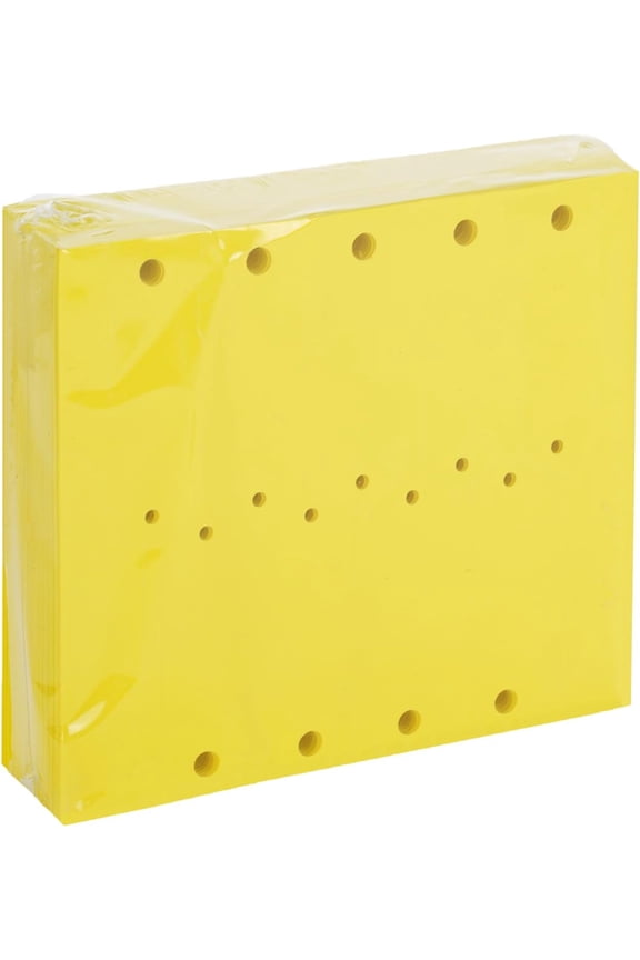 Self Locking Arrow Key Tags (Yellow) Plastic Car Key Labels Arrow ID Tags for Car Dealer Supplies, Office Automotive Shops