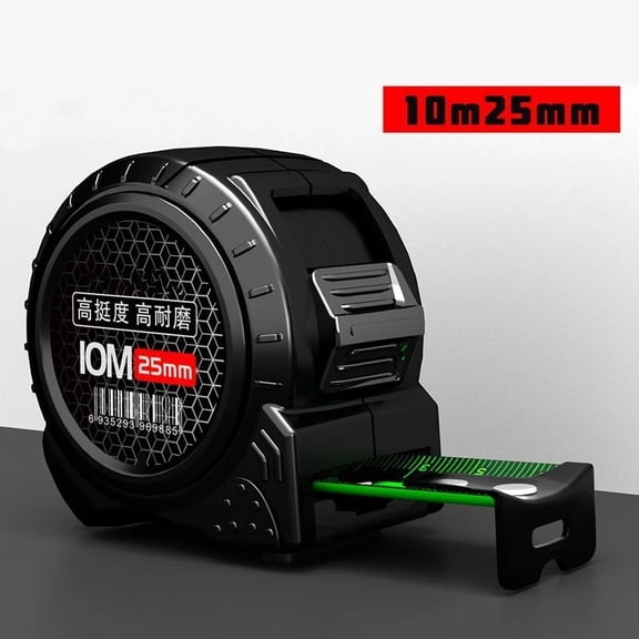 Self Locking Fluorescent Steel Tape Measure High-Precision Laser Inkjet Code Box Ruler Measuring Tool Meter Ruler