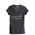 thumbnail image 1 of Self Love Baby Women's Fashion Relaxed V-Neck T-Shirt Tee Charcoal Grey X-Large, 1 of 3