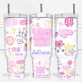 thumbnail image 1 of Self Love Boho Floral 40oz Quencher Tumbler , Self Love Tumbler Sublimation s - / seamless, 1 of 3
