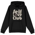 thumbnail image 1 of Self Love Club Long Sleeve Black Adult Sweatshirt-XL, 1 of 4