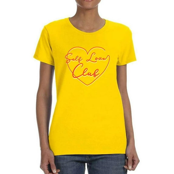 Self Love Club T-Shirt Women -Image by Shutterstock, Female x-Large