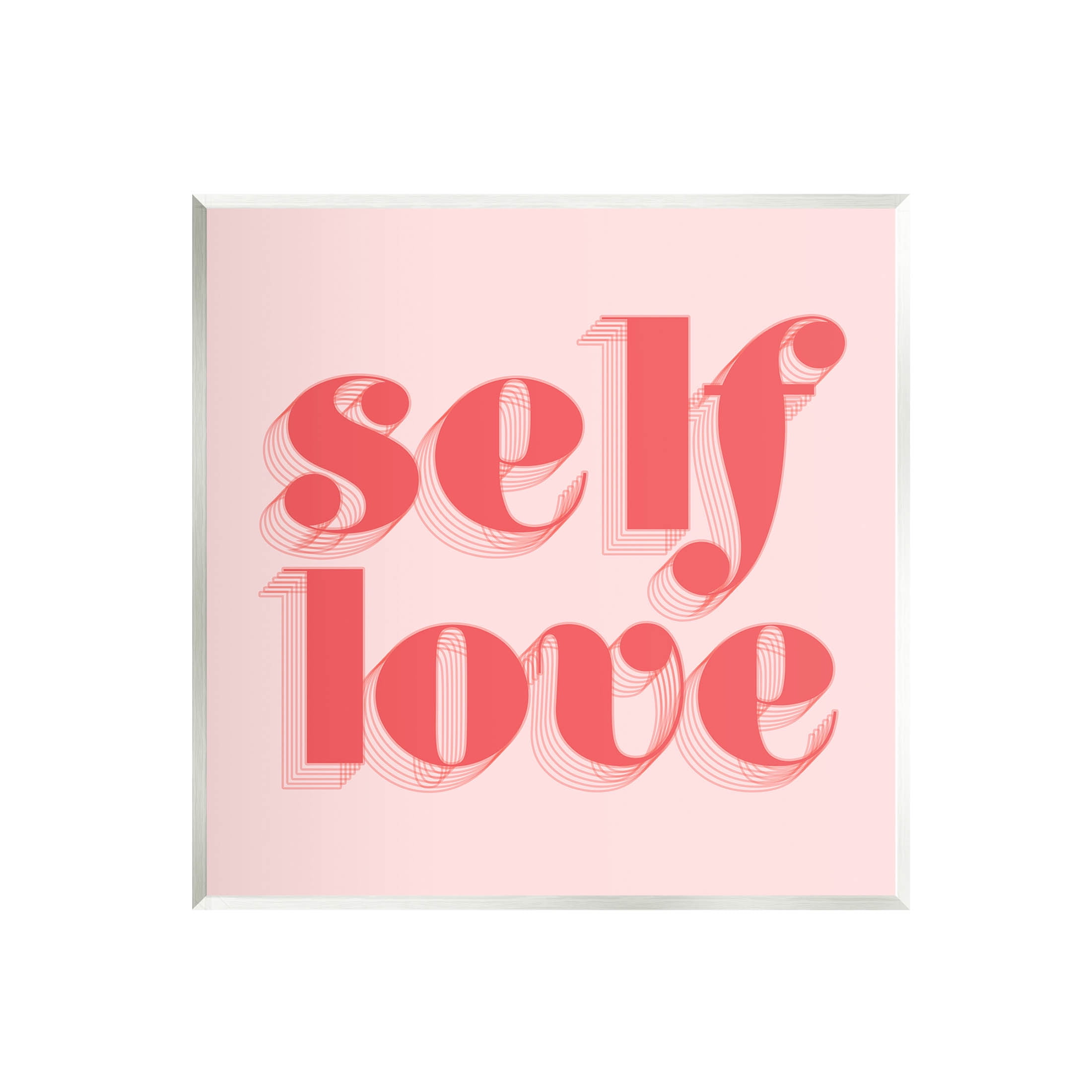 Self Love Retro Phrase Inspirational Graphic Art Unframed Art Print Wall Art