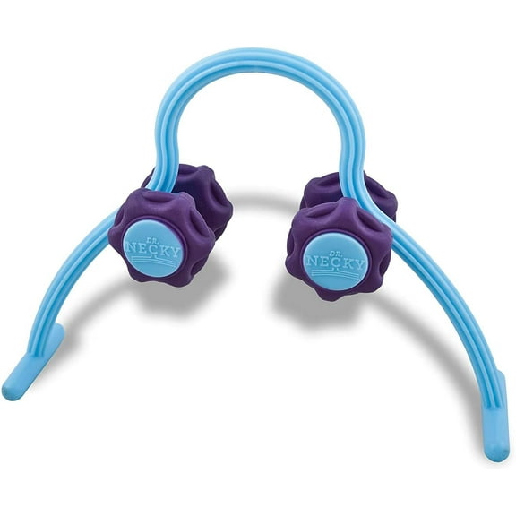 Self Massage Therapy Roller for Neck and Shoulders by Dr. Necky - Trigger Point Massager for Tension Relief
