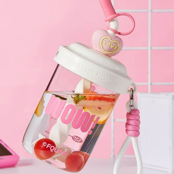 Self Mixing Glass Coffee Mug with Lid Automatic Electric Cup Rotating Blender Mug for Stir Mixed Drink Milk Protein Office Home, 580ml