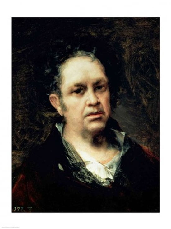 Self Portrait 1815 Canvas Art - Francisco De Goya (18 x 24)
