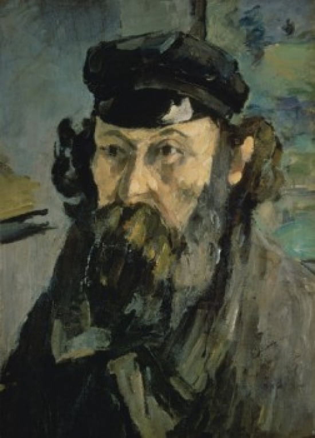 Self-Portrait 1872 Paul Cezanne (1839-1906 French) Oil on canvas State Hermitage Museum St Petersburg Russia Canvas Art - Paul Cezanne (24 x 36)