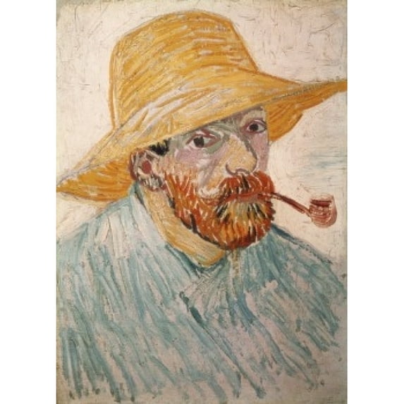 Self Portrait, 1888, Vincent van Gogh (1853-1890/Dutch) Poster Print (18 x 24)