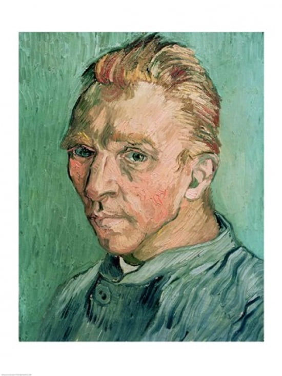 Self Portrait 1889 Canvas Art - Vincent Van Gogh (18 x 24)
