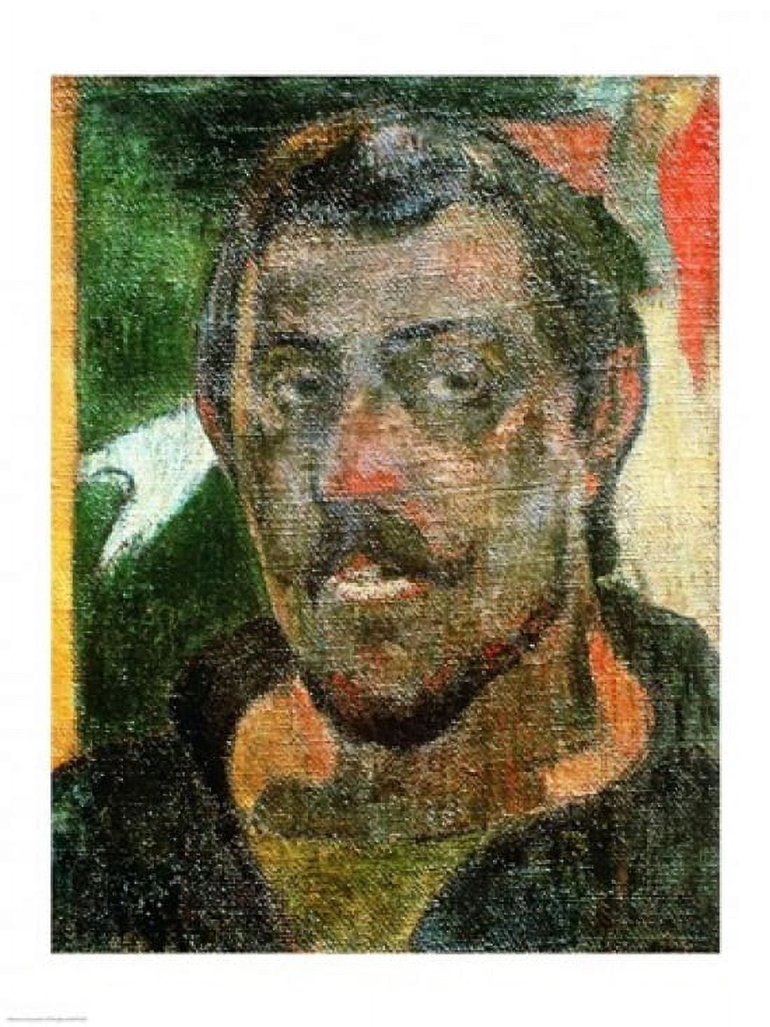 Self Portrait 1890 Canvas Art - Paul Gauguin (18 x 24)