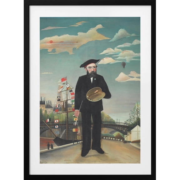 Self Portrait 1890 Framed Art Modern Wall Decor