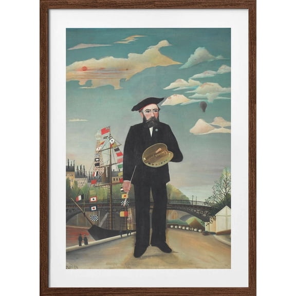 Self Portrait 1890 Framed Art Modern Wall Decor