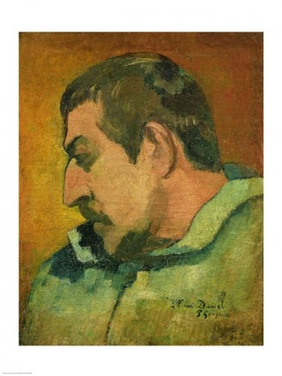 Self Portrait 1896 Canvas Art - Paul Gauguin (24 x 36)