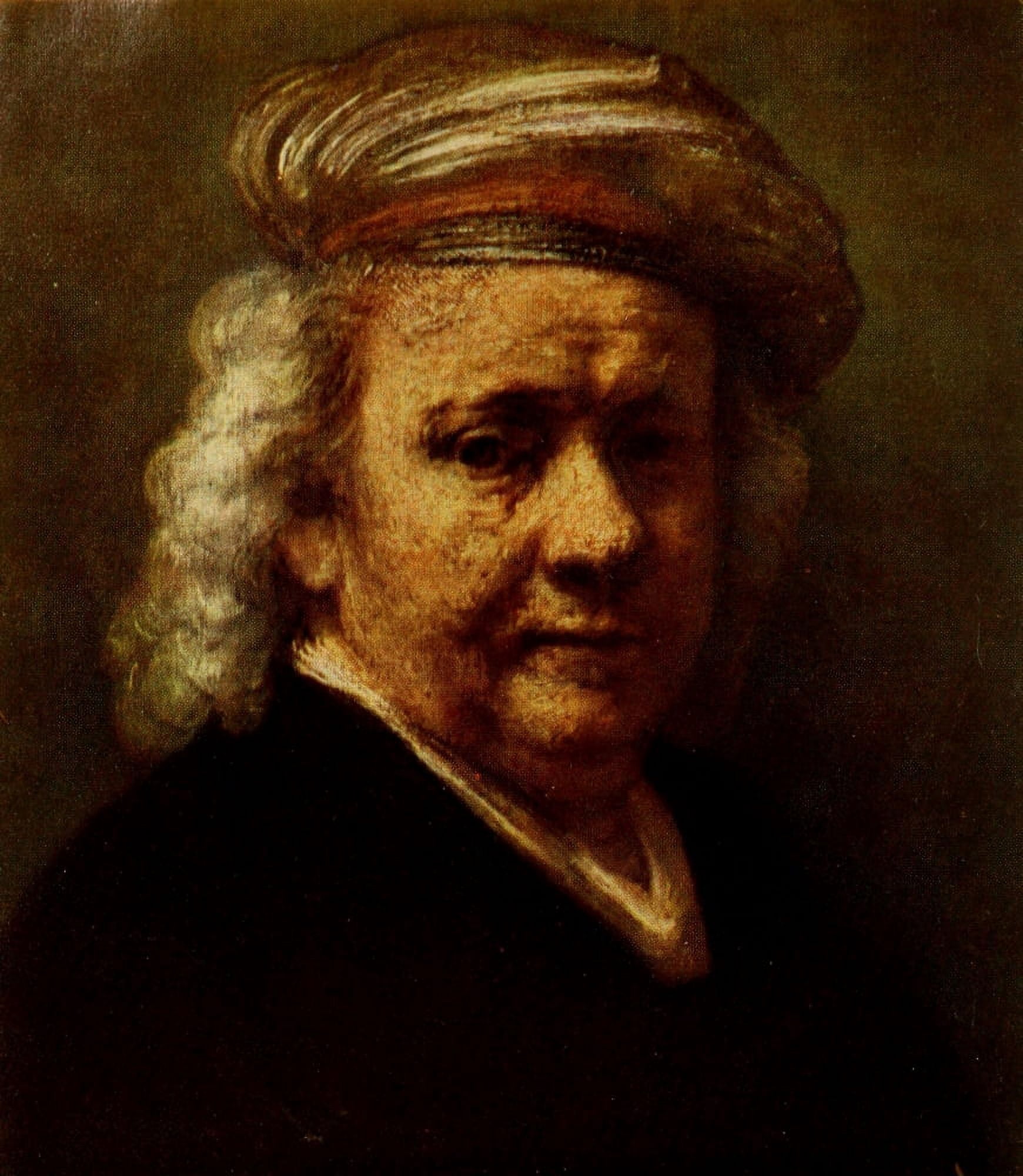 Self-Portrait 2 Rembrandt 1900 Canvas Art - Rembrandt (24 x 36)