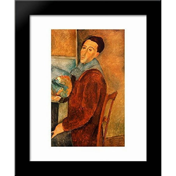 Self Portrait 20x24 Framed Art Print by Modigliani, Amedeo