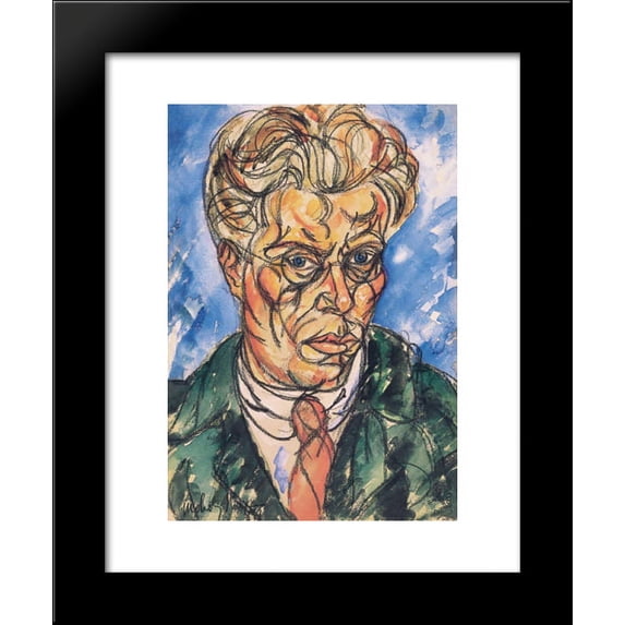 Self-Portrait 20x24 Framed Art Print by Moholy-Nagy, Laszlo