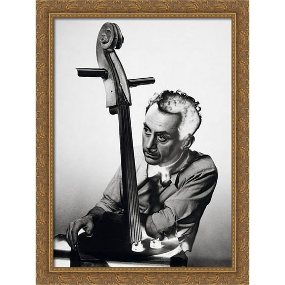 Self-Portrait 28x38 Large Gold Ornate Wood Framed Canvas Art by Man Ray