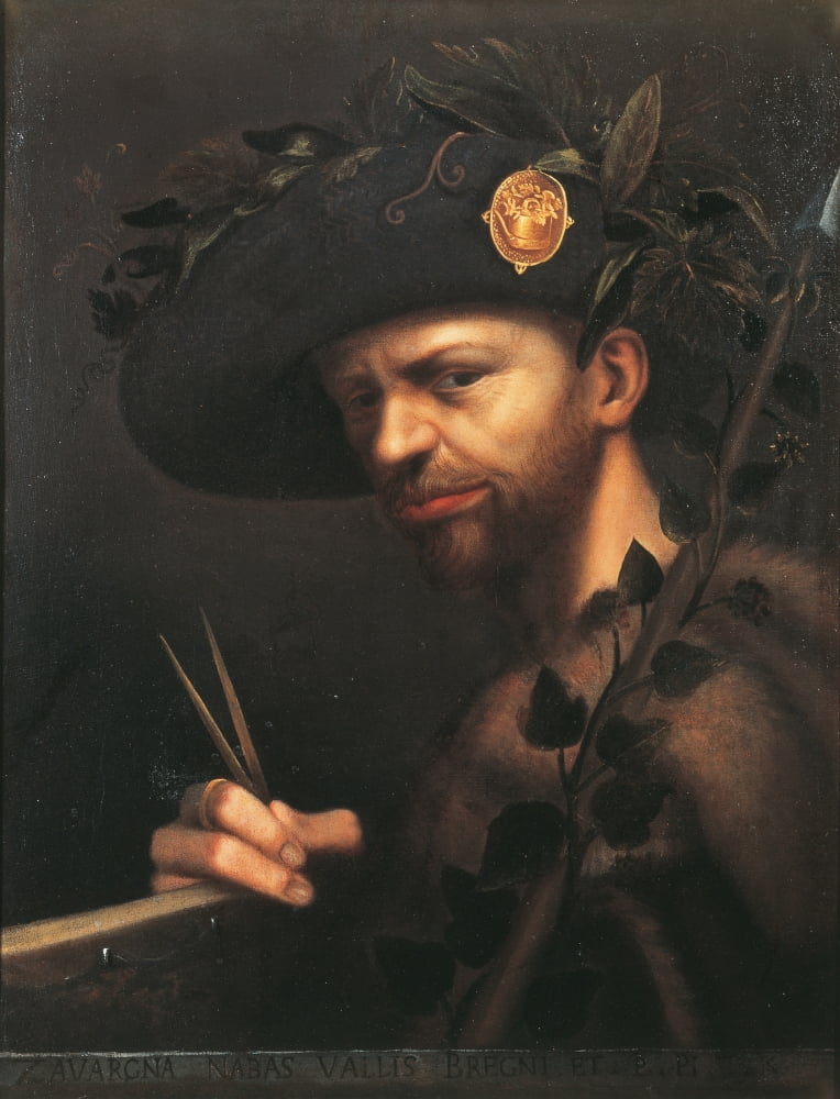 Self Portrait As Abbot Of The Accademia Della Val Di Blenio Canvas Art - (18 x 24)