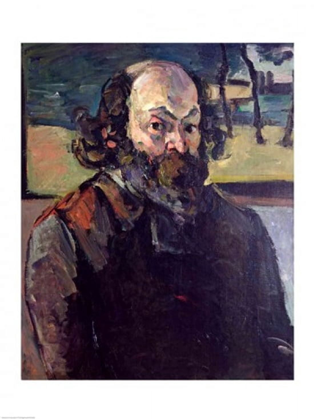 Self Portrait Canvas Art - Paul Cezanne (18 x 24)