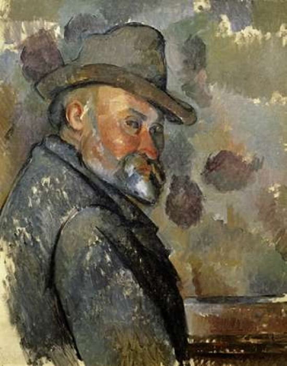 Self Portrait Canvas Art - Paul Cezanne (24 x 30)