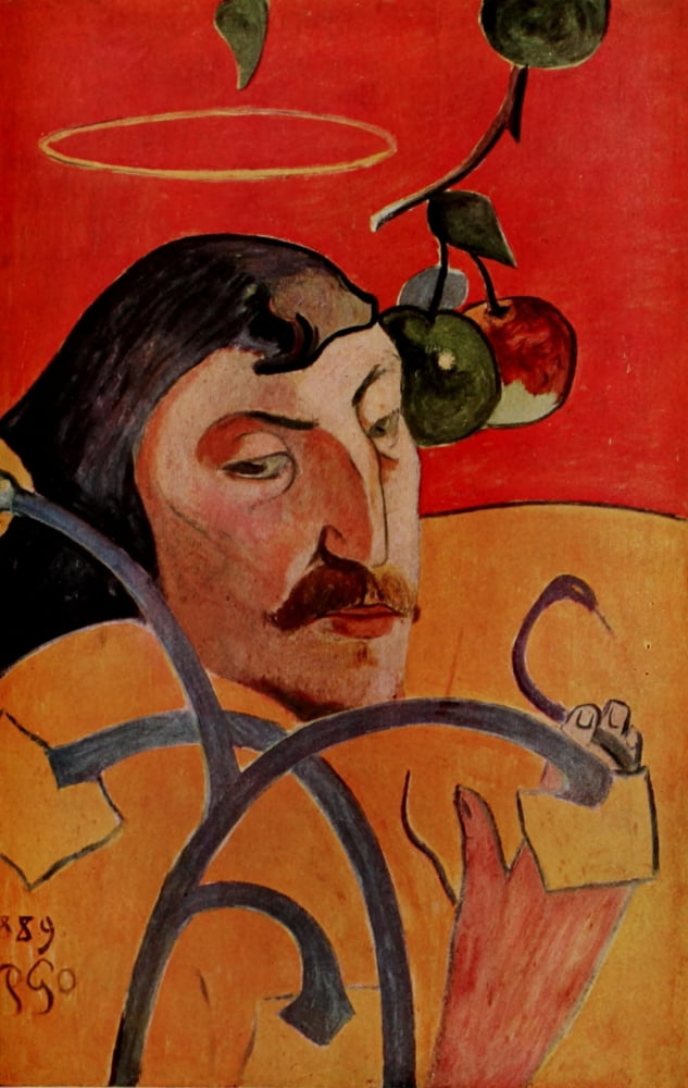 Self-Portrait Canvas Art - Paul Gauguin (18 x 24)