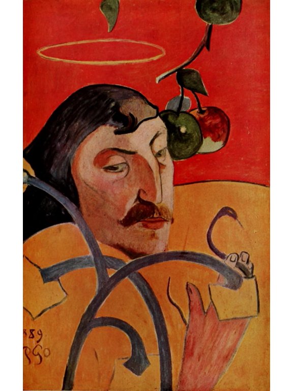 Self-Portrait Canvas Art - Paul Gauguin (18 x 24)