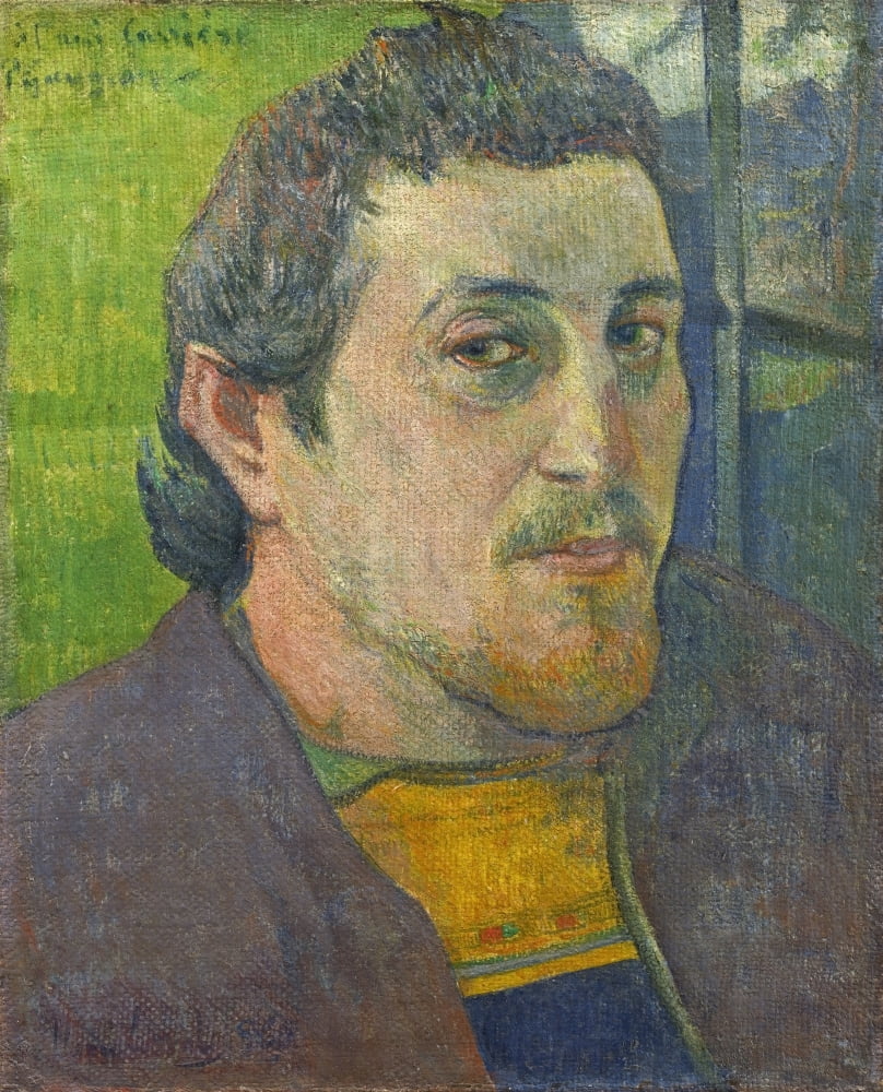 Self-Portrait Dedicated To Carriere Canvas Art - (24 x 36)