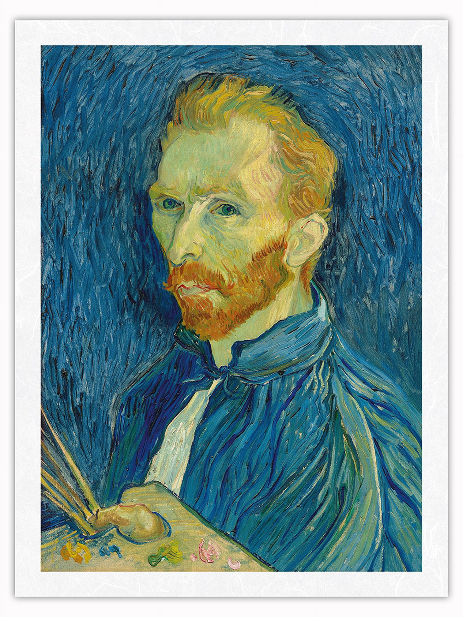 Self-Portrait - From an Original Color Painting by Vincent Van Gogh c ...