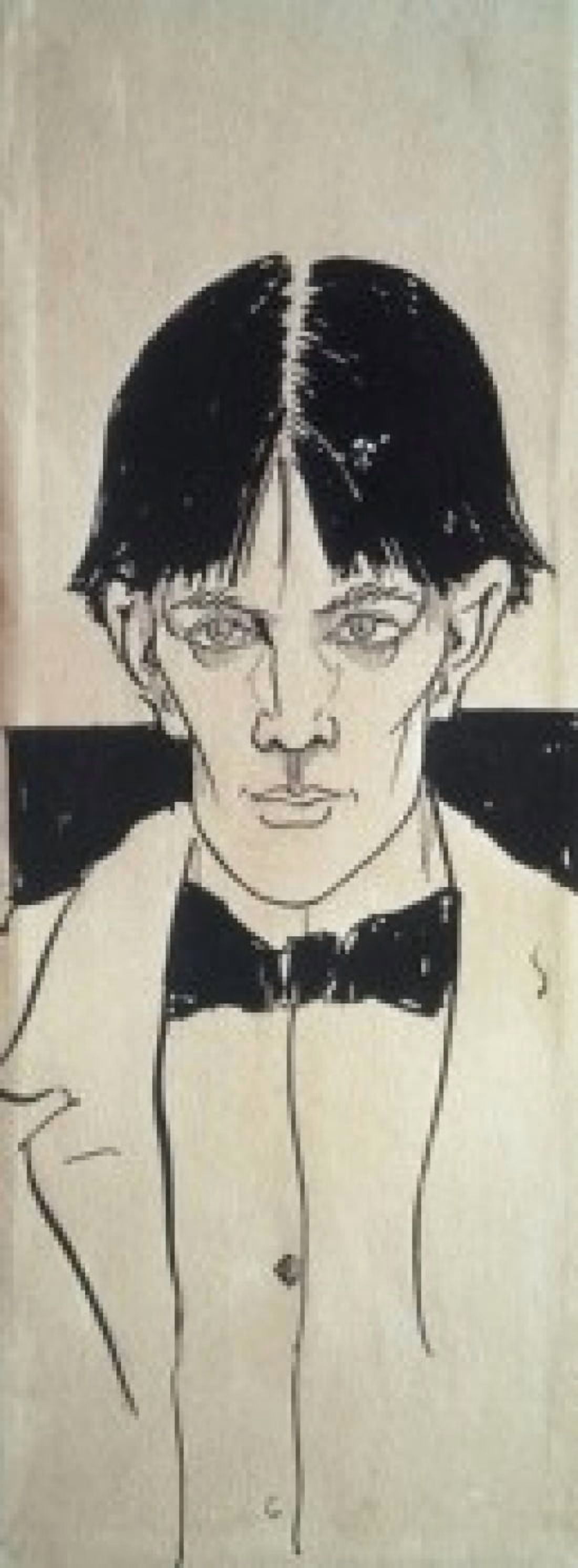 Self Portrait Late 19th Century Aubrey Vincent Beardsley (1872-1898 British) Canvas Art - Aubrey Vincent Beardsley (18 x 24)