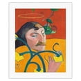 thumbnail image 1 of Self-Portrait - Le Pouldu France - From an Original Color Painting by Paul Gauguin c.1889 - Fine Art Rolled Canvas Print 16in x 20in, 1 of 4