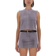 Self-Portrait Metal Mesh Top Women's