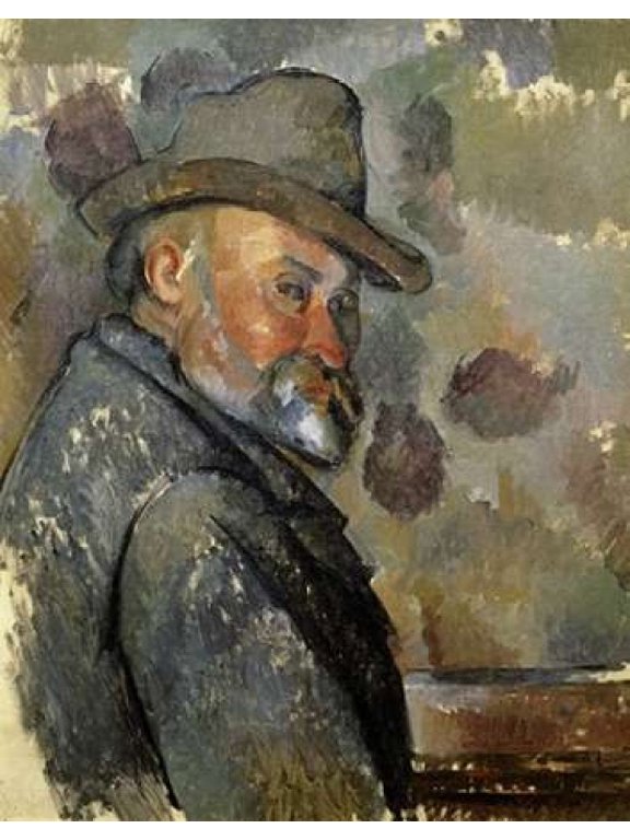 Self Portrait Poster Print by Paul Cezanne (8 x 10)