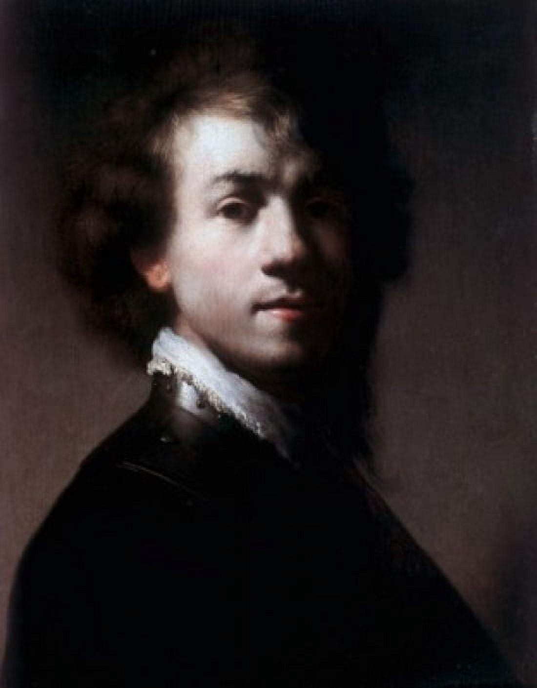 Self-Portrait Rembrandt Harmensz van Rijn (1606-1669 Dutch) Oil on Wood Panel Mauritshuis The Hague Holland Canvas Art - Rembrandt Harmensz van Rijn (18 x 24)