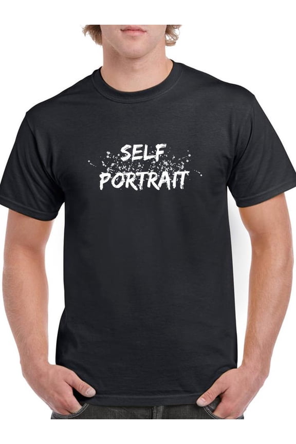 Self Portrait T-Shirt Men -Smartprints Designs, Male Medium