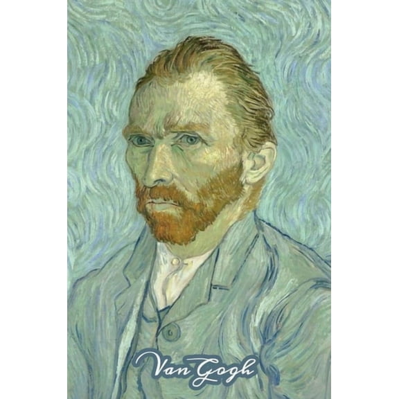 Self Portrait Van Gogh Note Book: Hardcover Journal Notebook Diary with Dot Grid, Lined, Blank Vintage Paper for Writing, (Hardcover)