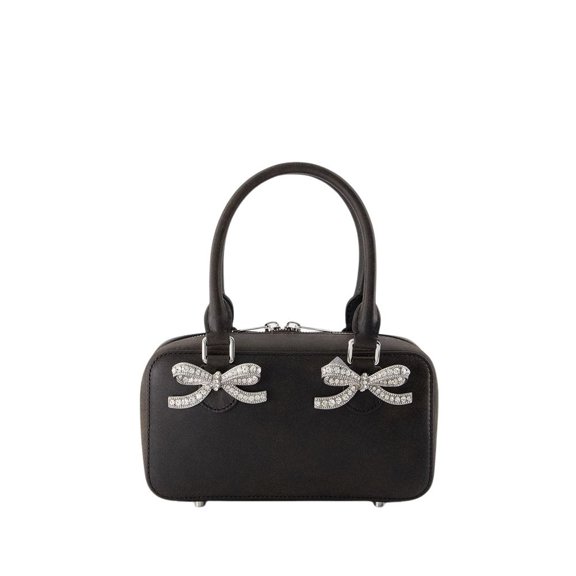 Self-Portrait Women's Mini Tote Bag - Leather - Black Black