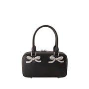 Self-Portrait Womens Mini Tote Bag - Leather - Black Black