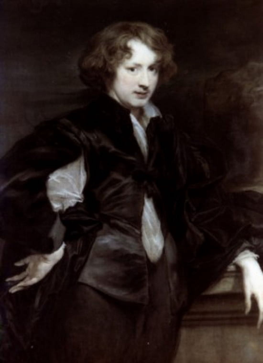Self Portrait by Anthon van Dyck 1620s 1599-1641 Canvas Art - Anthony van Dyck (18 x 24)