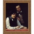 thumbnail image 1 of Self Portrait of the Artist with his Brother, Hermann 20x23 Gold Ornate Wood Framed Canvas Art by Winterhalter, Franz Xavier, 1 of 2