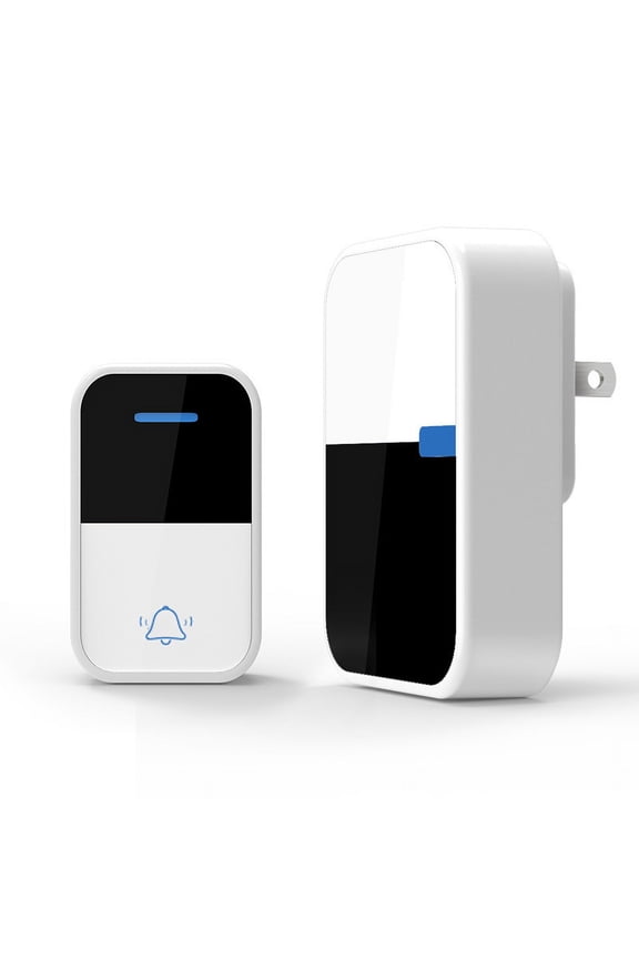 Self-Powered Wireless Doorbell, No Battery Required, IP44 Waterproof with 38 Ringtones & 4 Volume Levels
