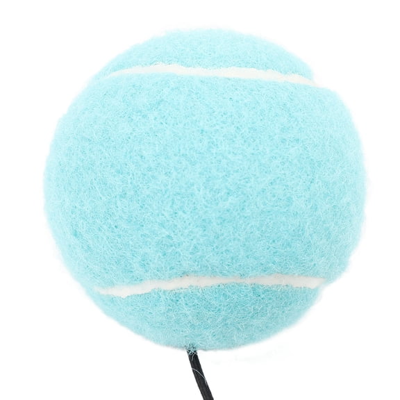 Self-Practice Tennis Trainer Ball with String - Rubber & Felt Sport Tool for Outdoor Hand-Eye Coordination Exercise String Tennis Trainer Balls Self Practice Training Sport Tool