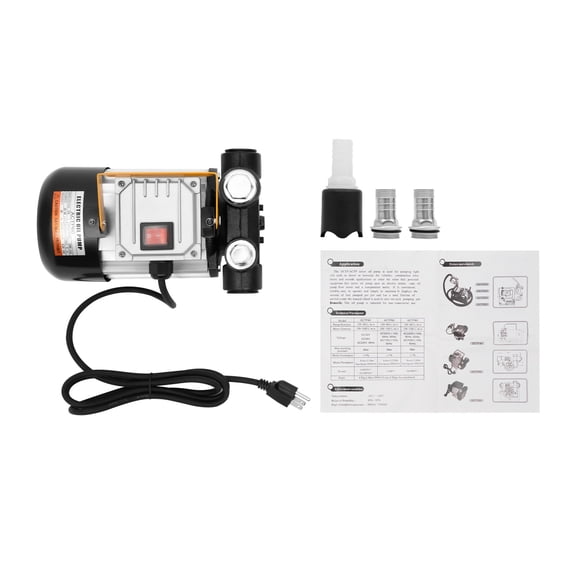 Self Priming 20-60L/min Pump 3300rpm 110V 550W Oil Diesel Fuel Transfer Pump